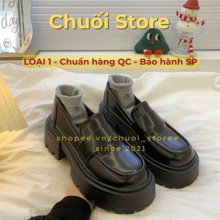 Giày oxford  nữ da PU tổng hợp dệt vải đế cao su cổ điển tinh tế quý phải đáng yêu