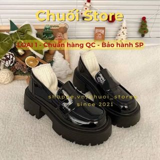 Giày oxford  nữ da PU tổng hợp dệt vải đế cao su cổ điển tinh tế quý phải đáng yêu