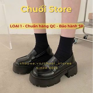 Giày oxford  nữ da PU tổng hợp dệt vải đế cao su cổ điển tinh tế quý phải đáng yêu