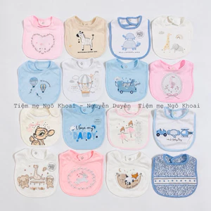 yếm cổ xinh chất liệu cotton mềm mịn giữ ấm cho bé