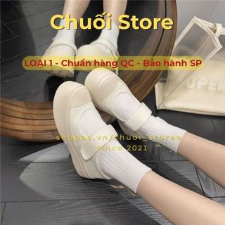 Giày thời trang nữ da PU tổng hợp dệt vải đế cao su năng động linh hoạt bền bỉ thuận tiện