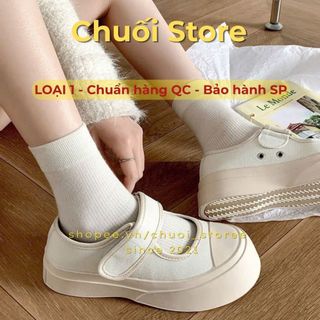 Giày thời trang nữ da PU tổng hợp dệt vải đế cao su năng động linh hoạt bền bỉ thuận tiện