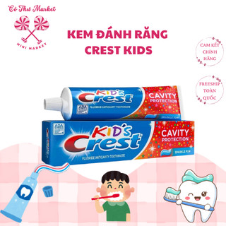[Hàng Chuẩn Mỹ] Kem Đánh Răng Cho Bé Crest Kids Cavity Protection 130g Ngừa Sâu Răng - CÔ THƯ MARKET