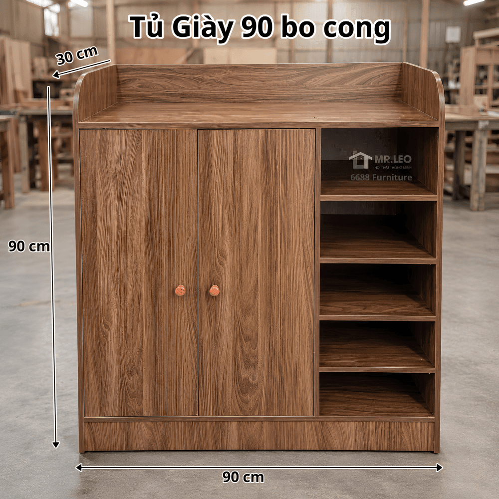 Tủ Giày Dép 5 Tầng Gỗ – Tủ Đựng Giày, Kệ Giày Thông Minh Gỗ MDF Nhập Khẩu Tuyển Chọn Để Khách Sạn, Chung Cư, Nhà Ở BềnBỉ