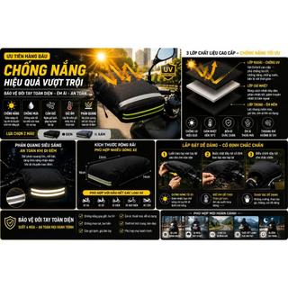 Bao Tay Lái Xe Máy 1 Cặp | Chống Nắng Chống Mưa | Chắn Gió Giữ Ấm Êm Tay Dễ Cầm Lái An Toàn