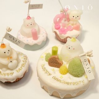 Nến thơm thủ công, trang trí nghệ thuật - Hương thơm tinh dầu, quà tặng sinh nhật - SWEET CUPCAKE - ONIÕ