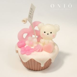 Nến thơm thủ công, trang trí nghệ thuật - Hương thơm tinh dầu, quà tặng sinh nhật - SWEET CUPCAKE - ONIÕ