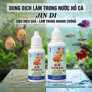 DUNG DỊCH LÀM TRONG NƯỚC HỒ CÁ JINDI PURIFICATION OF WATER 30ML