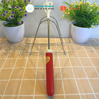 Cây đánh bọt cà phê, đánh trứng bằng nhựa, inox Vạn Lợi an toàn, tiện dụng