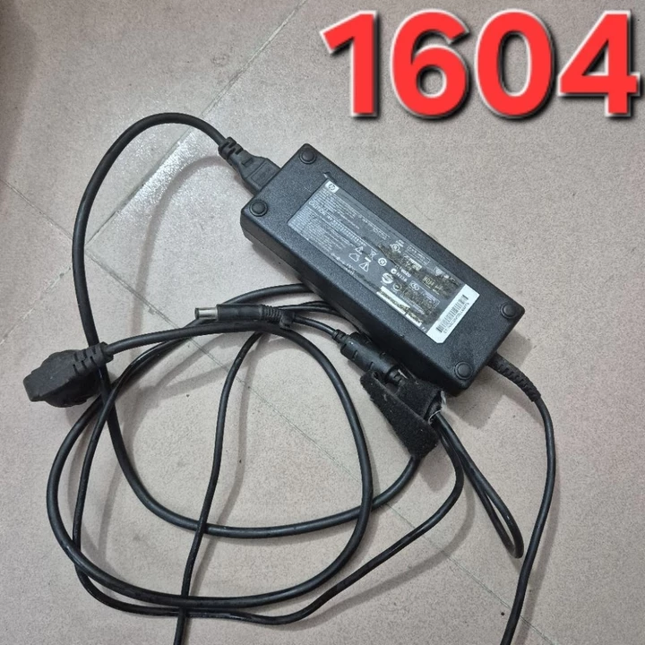 nguồn laptop HP chân kim 18.5V 6.5A cũ zin theo máy kèm dây nguồn