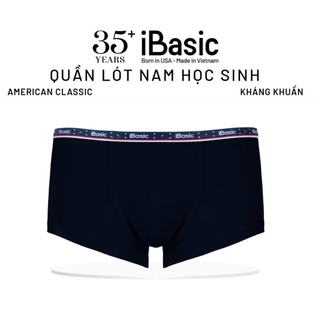 Quần lót nam học sinh American Classic iBasic bé trai phom boxer cotton USA kháng khuẩn PANTB003