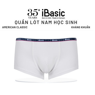 Quần lót nam học sinh American Classic iBasic bé trai phom boxer cotton USA kháng khuẩn PANTB003
