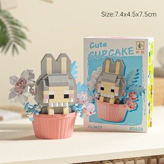 Mô hình lắp ghép mini chủ đề các loại thú cưng đáng yêu thích hợp trang trí, quà tặng HT Toys