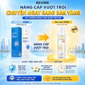 Xịt Chống Nắng RECIPE SPF50+ PA++++