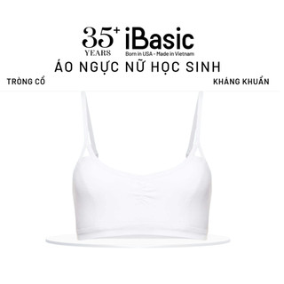 Áo ngực học sinh iBasic nhún thân trước cotton USA kháng khuẩn BRAT001