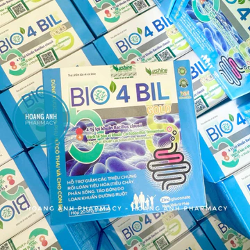BIO4BIL GOLD Mới - [ Hạn 2028 ] Hỗ Trợ Tiêu Hóa - Giảm Rối Loạn Tiêu Hóa, Bổ Sung Lợi Khuẩn, Hộp 20 Ống x 10ml