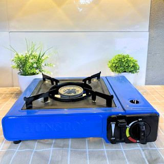 Bếp Ga Du Lịch Mini INOX Cao Cấp, Bếp Ga Mini Phủ Sơn Tĩnh Điện Cao Cấp Chống Gỉ