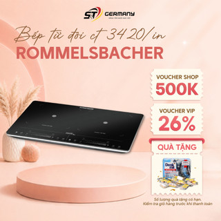 Bếp Từ Đôi Rommelsbacher CT 3420/IN Made In Germany, 2 vùng nấu cao cấp GermanySnT HCM 40008