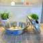 Bếp Cồn Mini , Bếp Cồn Inox Có Chắn Gió Nhỏ Gọn - HùngHome