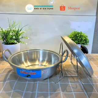 [Kho Sỉ] Bếp Cồn Mini , Bếp Cồn Inox Có Chắn Gió Nhỏ Gọn - HùngHome