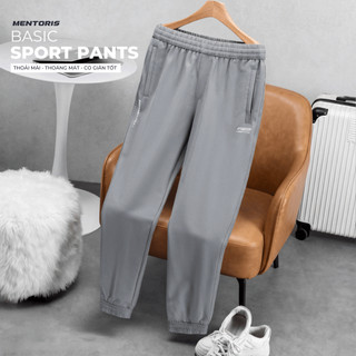 Quần Jogger Nam Vải Gió MENTORIS Công Nghệ Windlux, Trượt Gió Thông Minh, Form Tôn Dáng MDC02