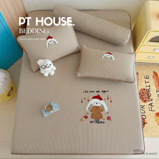 Set Chiếu Băng Lạnh Super New Gấp Đôi Độ Mát Thêu Hình Thú Cute - Bộ Chiếu Điều Hòa Cao Cấp Bo Chun Đủ Size Cho Gia Đình