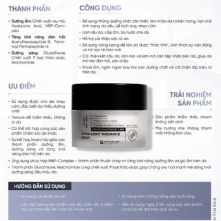 Kem Dưỡng Trắng Dưỡng Ẩm Da KyungLab ULtra Light Radiance Cream 50ml