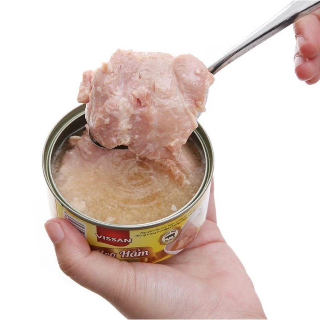 [Combo 5 Hộp] Heo Hầm Vissan 150g – Chính Hãng Date 2029, HSD 36 Tháng, Ăn Liền Tiện Lợi
