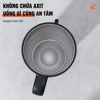 Bình Nước Giữ Nhiệt Cao Cấp ANREE 1250ml - Inox 316 Có Tay Cầm, Lõi Lọc Trà - Giữ Nhiệt Nóng, Lạnh, Vừa Khay Cốc Ô Tô