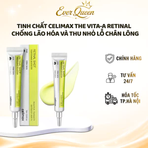 Tinh Chất Celimax The Vita-A Retinal Hỗ Trợ Trắng Sáng Da, Chống Lão Hóa và Thu Nhỏ Lỗ Chân Lông - Ever Queen