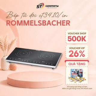 Bếp từ đôi Rommelsbacher CT 3410/IN made in Germany, bếp từ 2 vùng nấu cao cấp dành cho gia đình GermanySnT HCM  40007