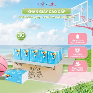 Khăn Giấy Rút 3 Lớp MyLan Cầu Vồng Cao Cấp Mềm Dai Không Bụi Giấy Phù Hợp Trong Gia Đình Hoặc Văn Phòng (100 Tờ/Gói)