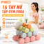 Tạ Tập Gym Tại Nhà Cho Nữ Chất Liệu Bê Tông Bọc Nhựa Chống Xước Vỡ Sàn Cân Nặng Từ 1-3kg