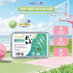 Tăm Chỉ Nha Khoa MyLan Cao Cấp Tăm Chỉ Làm Sạch Kẽ Răng Tiện Lợi (Hộp 60 Cái) - Hàng Chính Hãng