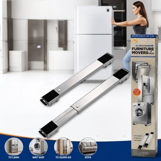 Chân Kê Máy Giặt 300KG Có Bánh Xe | Đế Kê Tủ Lạnh Chống Rung Chống Ồn Chịu Lực Đa Năng