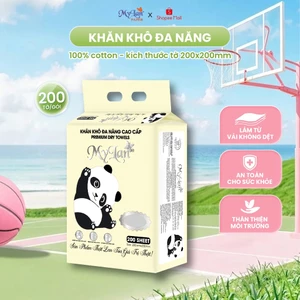 Khăn Cotton MyLan Cao Cấp (200 Tờ)
