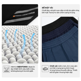 Quần Gió Nam MENTORIS Premium Activewear, Form Tôn Dáng, Trẻ Trung, Vận Động Thoải Mái MDC2502