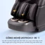 Ghế massage Kingsport Standard G20 New, công nghệ sóng âm KingSonic hiện đại, điều khiển giọng nói thông minh.