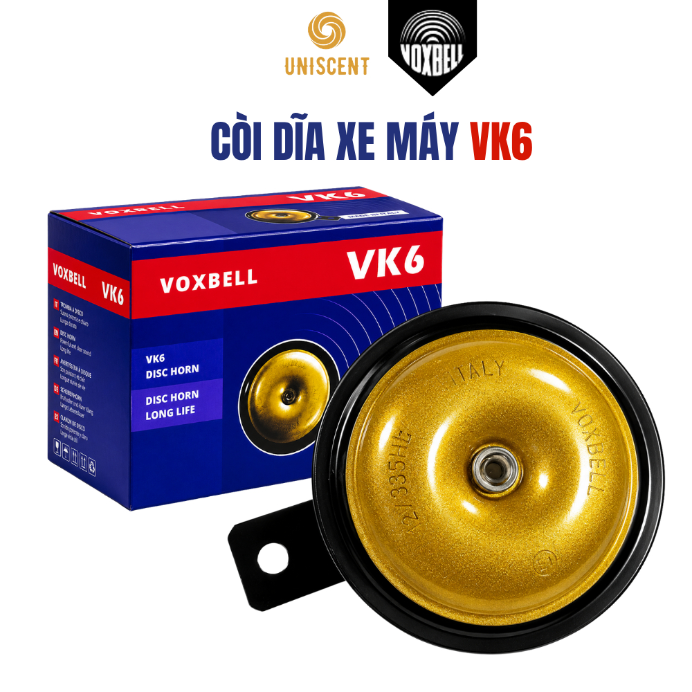 Còi Xe Máy/ Kèn Xe Máy/ Còi Xe Điện/Còi Xe Đạp Điện/Kèn Xe Điện/ Còi Đĩa Xe Máy/ VOXBELL ITALY 105dB