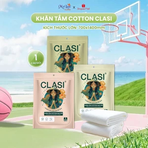 Khăn Tắm Cotton CLASI Cao Cấp Dùng Trong Gia Đình Du Lịch Mềm Mại Thấm Hút Tốt Phù Hợp Mọi Loại Da (70cmx140cm)