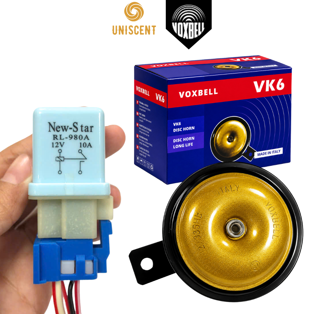 Còi Xe Máy/ Kèn Xe Máy/ Còi Xe Điện/Còi Xe Đạp Điện/Kèn Xe Điện/ Còi Đĩa Xe Máy/ VOXBELL ITALY 105dB