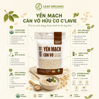 Yến mạch cán vỡ hữu cơ C'LaVie 200g/450g