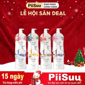 Sữa tắm OLAY dưỡng da 975ml nhiều mùi hương, cải thiện da sáng khỏe sau 14 ngày - Mỹ