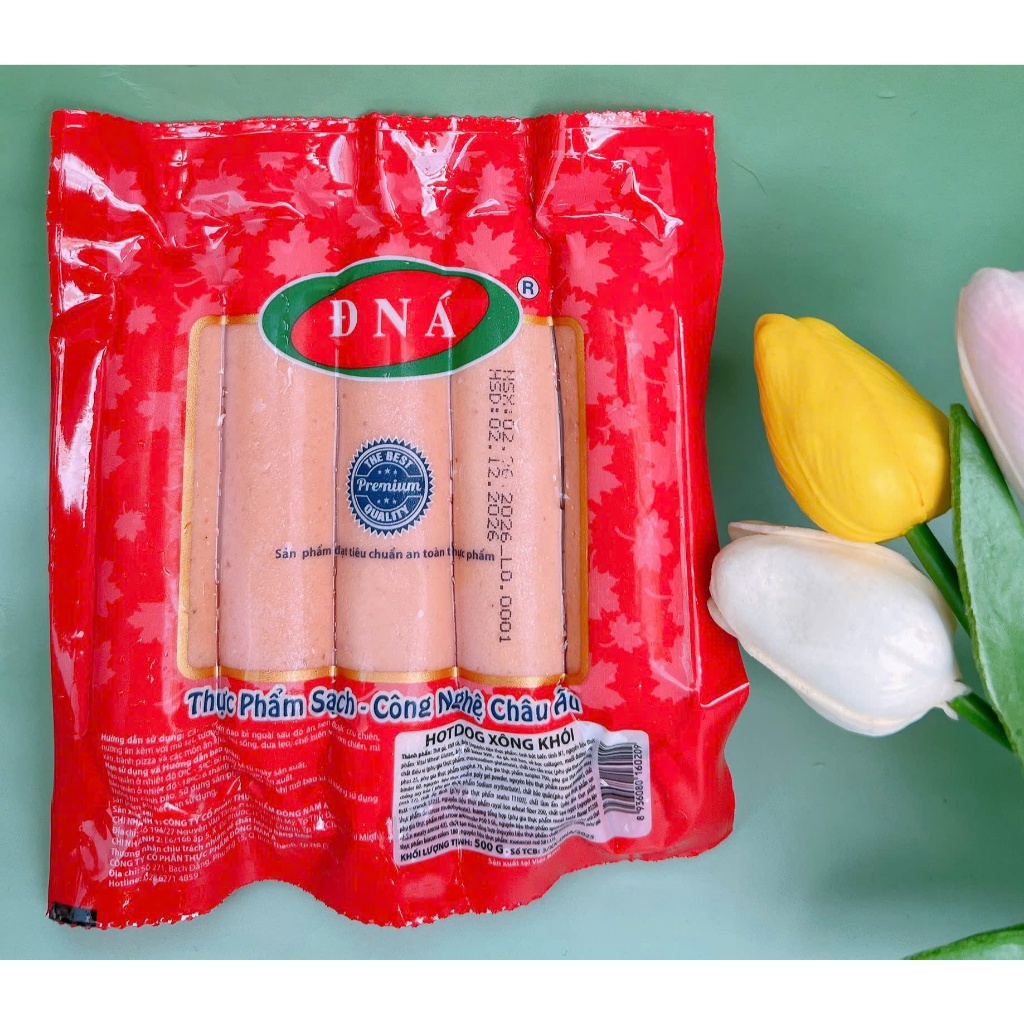 500g Xúc xích Xông khói ĐNÁ giòn ngon