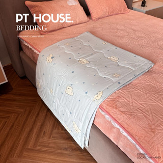 [MỞ BÁN] Chăn Sơ Đậu Nành Trần Bông Tơ Tằm Cao Cấp Size 1m5x2m - Mền Hè Thu Bo Viền Mềm Mịn Nhẹ Toàn Diện Nặng 1.2kg