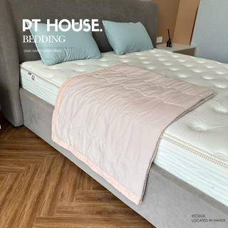 [MỞ BÁN] Chăn Sơ Đậu Nành Trần Bông Tơ Tằm Cao Cấp Size 1m5x2m - Mền Hè Thu Bo Viền Mềm Mịn Nhẹ Toàn Diện Nặng 1.2kg