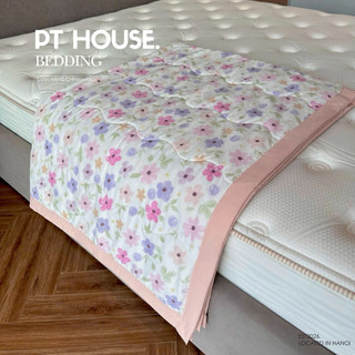 [MỞ BÁN] Chăn Sơ Đậu Nành Trần Bông Tơ Tằm Cao Cấp Size 1m5x2m - Mền Hè Thu Bo Viền Mềm Mịn Nhẹ Toàn Diện Nặng 1.2kg