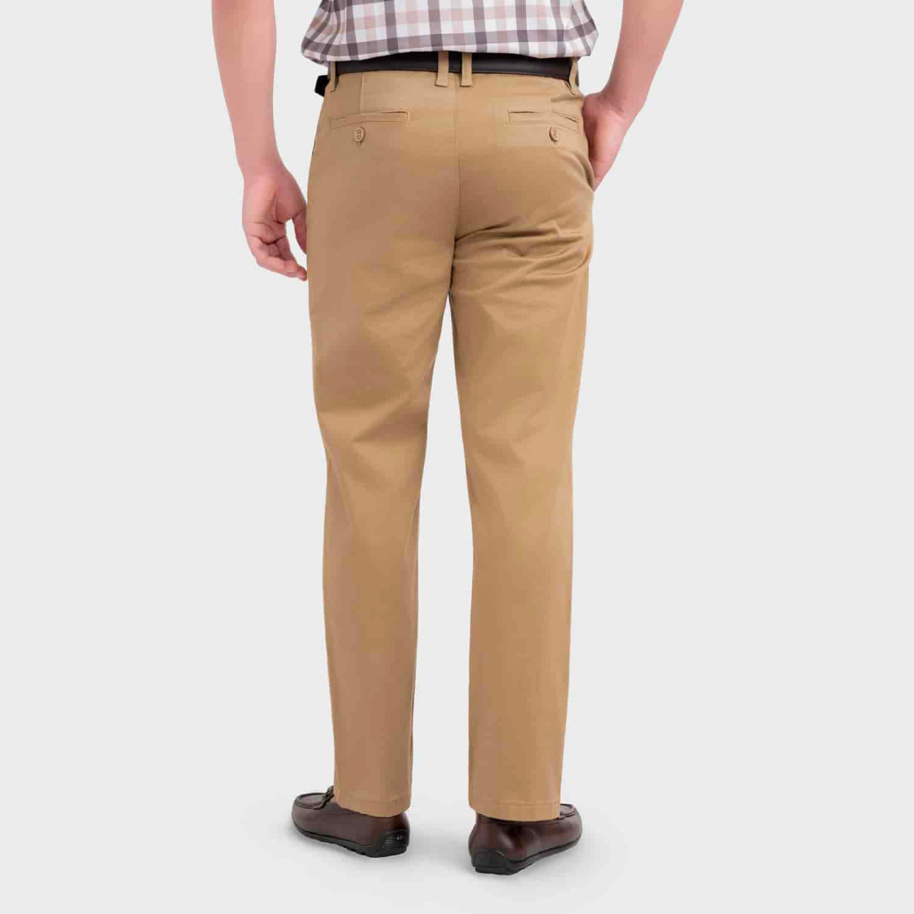 Quần Kaki Nam Insidemen Regular thanh lịch, thoải mái, rộng rãi, cotton co giãn linh hoạt IKK0250S0