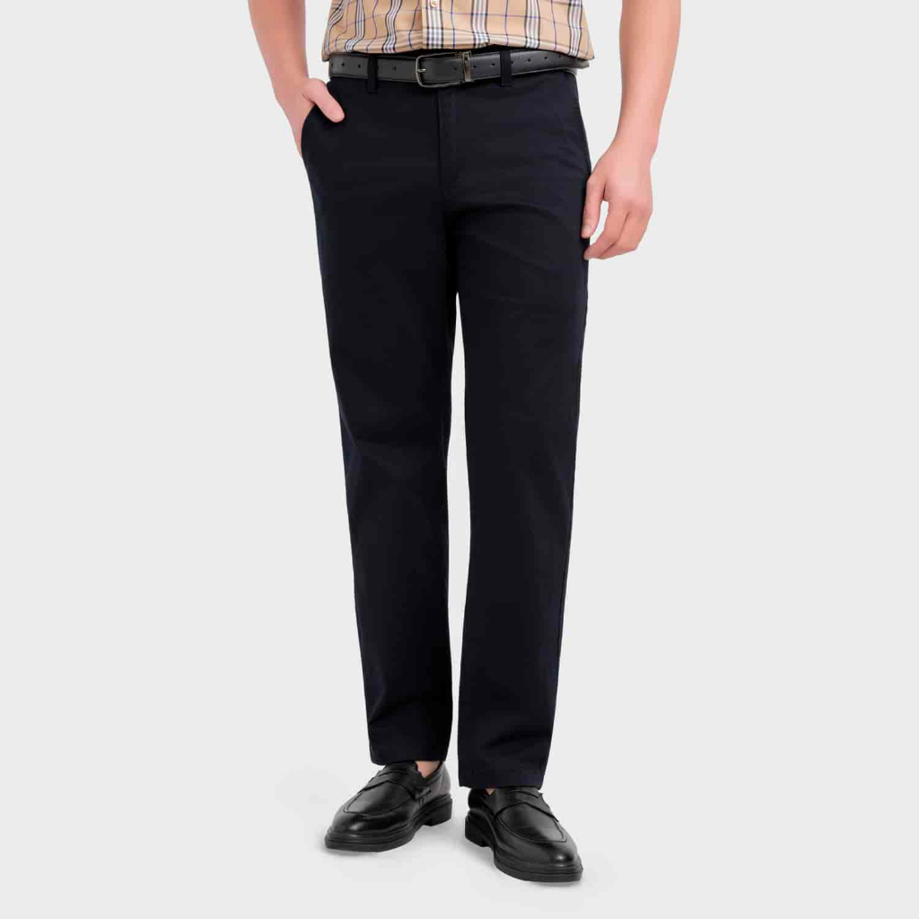 Quần Kaki Nam Insidemen Regular thanh lịch, thoải mái, rộng rãi, cotton co giãn linh hoạt IKK0250S0