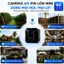 Camera 4G Mini V99AI P2H Trong Nhà Không WiFi Pin 2400mAh Cảm Biến PIR AI 2K HD Hồng Ngoại Ban Đêm
